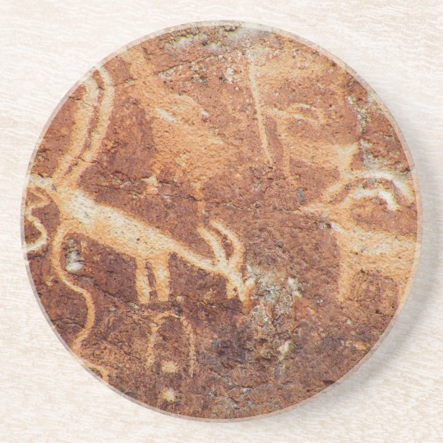 Herde - indischer Staats-Park Fremonts Getränkeuntersetzer (Vorne)