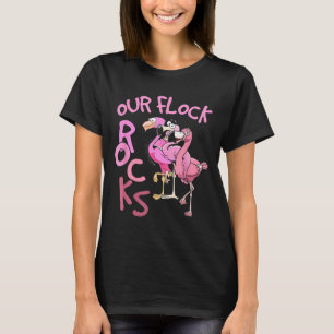 Herde Rockt Flamingo Passende Familienferien T-Shirt