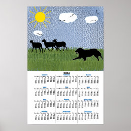 Herding - Driving the Sheep Aussie v3 2024 Poster