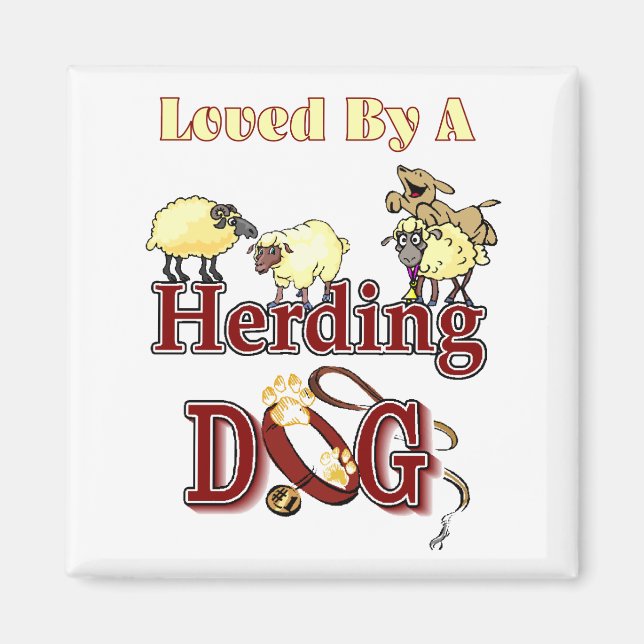 Herding Hund Eigentümer Geschenke Magnet (Vorne)