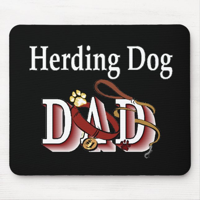 Herding Hund Vater Geschenke Mousepad (Vorne)