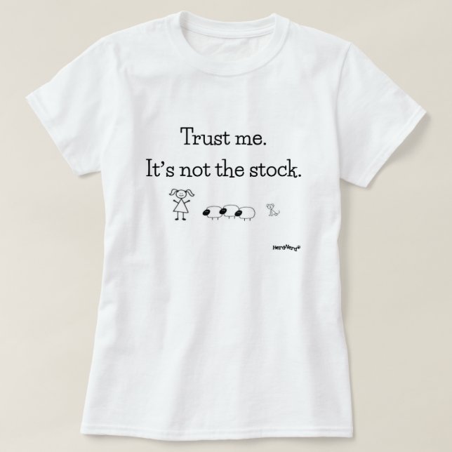 HerdNerd - es ist nicht der Vorrat T-Shirt (Design vorne)