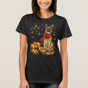 Herdschuppen - Hunde Herbstblätter T-Shirt