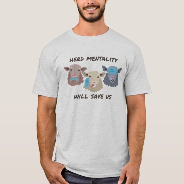 Herdstentalität T-Shirt (Vorderseite)