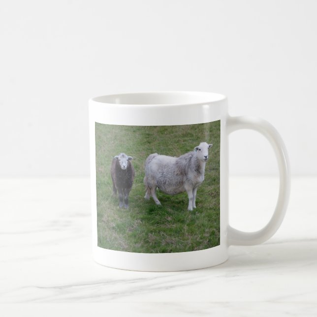 Herdwick Mutterschaf-und Lamm-Tasse Kaffeetasse (Rechts)