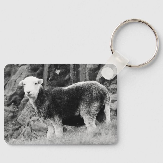 Herdwick Sheep Key Ring Schlüsselanhänger (Vorderseite)