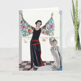 Here Are My Wings - George Barbier Karte