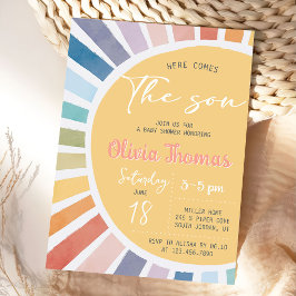 Here Comes The Son Baby Shower Invitation Einladung