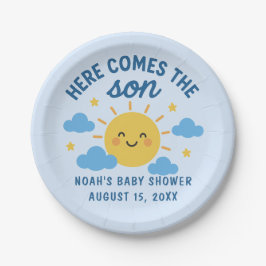 Here Comes the Son Baby Shower - Sunshine Pappteller