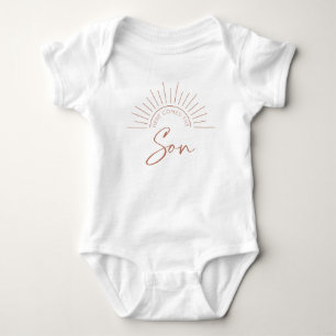 Here Comes The Son Baby Strampler