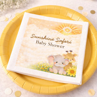 Here Comes the Son Dschungel-Stil Serviette