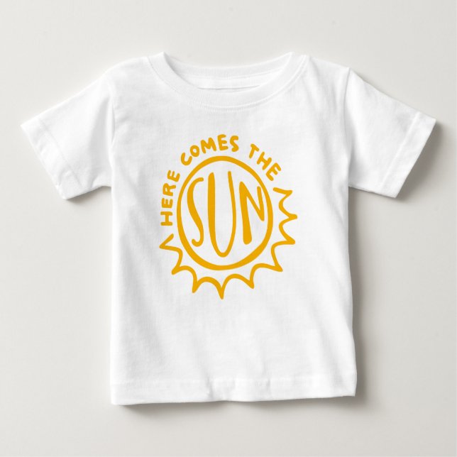 Here comes the sun baby t-shirt (Vorderseite)