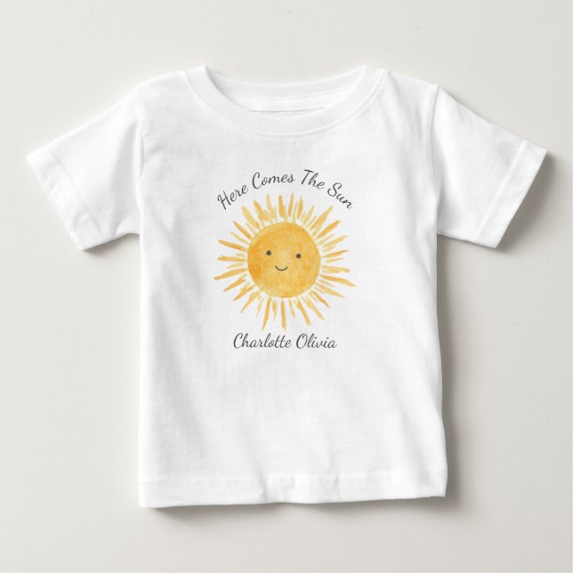 Here Comes The Sun Baby T-shirt (Vorderseite)
