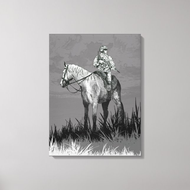 "Here There Be Knights" Kunstdruck von Jaime Munt Leinwanddruck (Vorderseite)