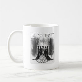 Here to Purrrty – Cat Bridal Party Bachelorette Kaffeetasse