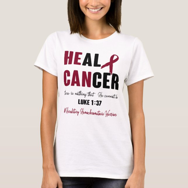 Hereditäre Hemochromatose-Bewusstseinsstörung T-Shirt (Vorderseite)