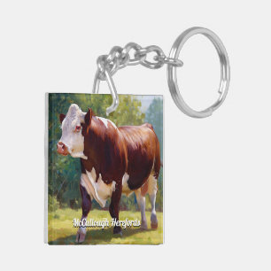 Hereford Bull Schlüsselanhänger