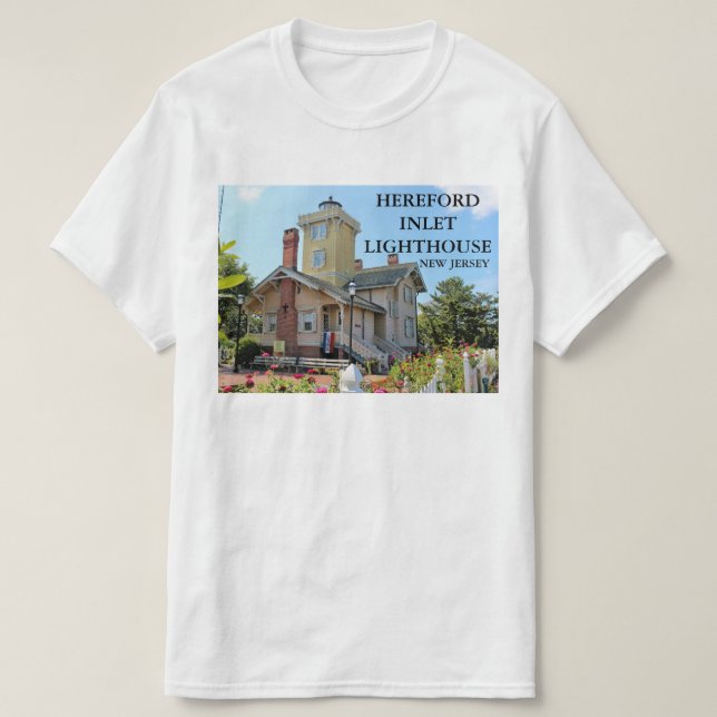 Hereford Einlass-Leuchtturm, New-Jersey T - Shirt (Design vorne)