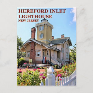 Hereford Inlet Lighthouse, New Jersey Postcard Postkarte