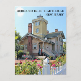 Hereford Inlet Lighthouse, New Jersey Postcard Postkarte