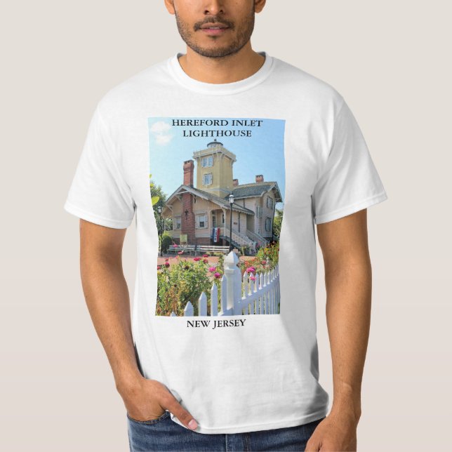 Hereford Inlet Lighthouse, New Jersey T-Shirt (Vorderseite)