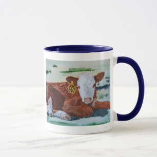 Hereford Kalb Tasse