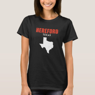 Hereford Texas USA Staat America Travel Texas T-Shirt