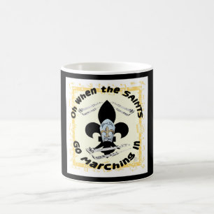 Herein marschieren kaffeetasse