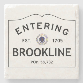 Hereinkommender MarmorUntersetzer Brooklines Steinuntersetzer