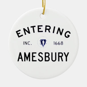 Hereinkommendes Amesbury Keramikornament