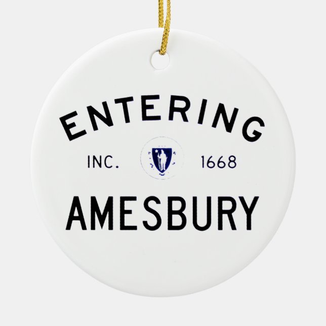 Hereinkommendes Amesbury Keramikornament (Vorne)