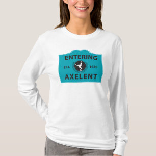 Hereinkommendes Axelent Eis-Skaten T-Shirt