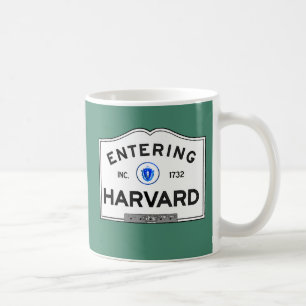 Hereinkommendes Harvard Kaffeetasse