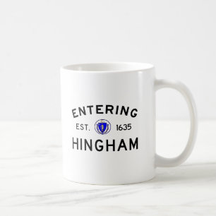 Hereinkommendes Hingham Kaffeetasse