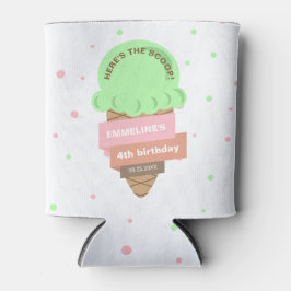 Here's The Scoop Mint Ice Cream Sweet Birthday Dosenkühler
