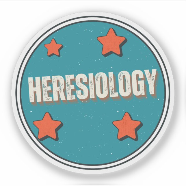Heresiologie Aufkleber (Vorderseite)