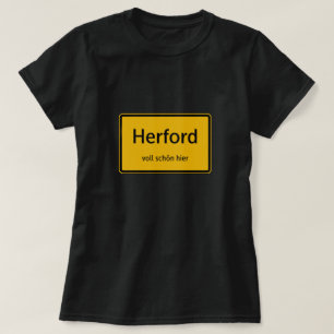 Herford Damen Frauen T-Shirt Tshirt Shirt