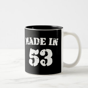Hergestellt 1953 zweifarbige tasse