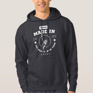 Hergestellt 1957 in The Bronx New York Geburtsjahr Hoodie