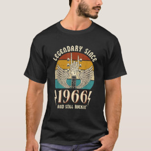 Hergestellt 1966 Geburtstag 60 Jahre Alt Retro Geb T-Shirt