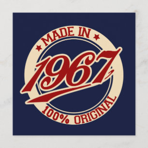 Hergestellt 1967 karte