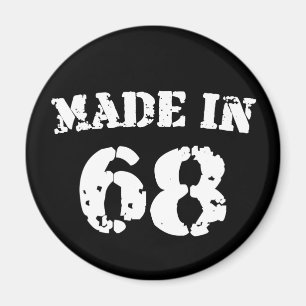 Hergestellt 1968 magnet