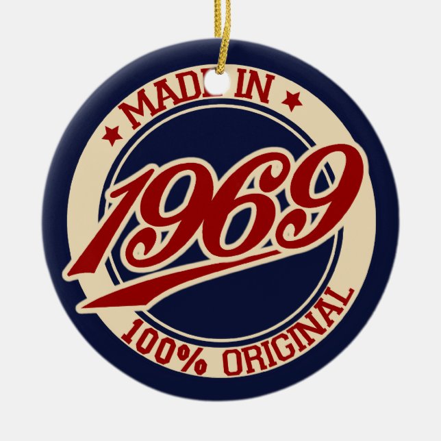 Hergestellt 1969 keramik ornament (Vorne)