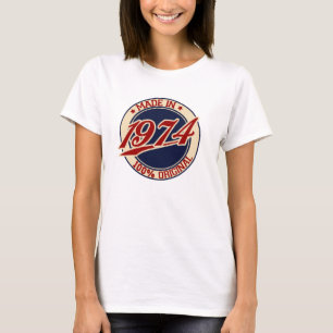 Hergestellt 1974 T-Shirt