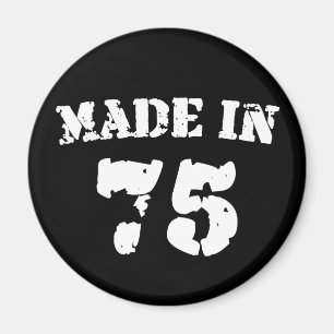 Hergestellt 1975 magnet