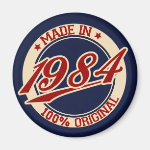 Hergestellt 1984 magnet