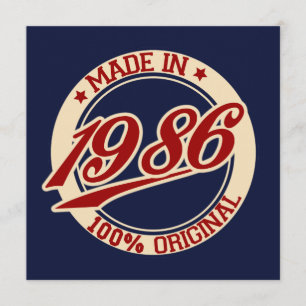 Hergestellt 1986 karte