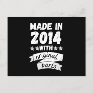hergestellt 2014 mit Originalteilen, Postkarte