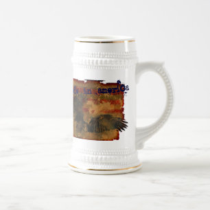 hergestellt aus amerikanischem Stein Bierglas