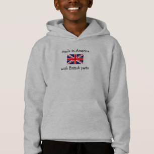 hergestellt aus britischen Teilen Hoodie